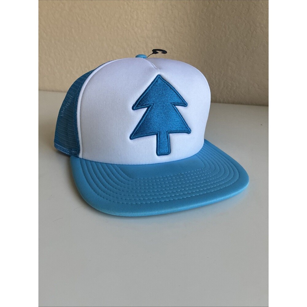 Disney Gravity Falls Blue Dipper Embroidered Snapback Hat Cap Mesh Trucker